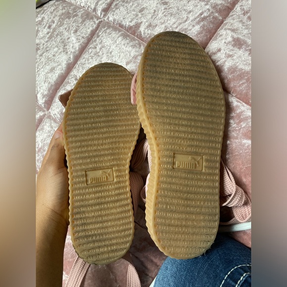 Fenty x Puma Pink Bowed Creeper Sandals - Picture 6 of 6